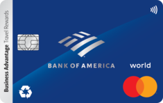 Bank of America Business Advantage Travel Rewards World Mastercard card art