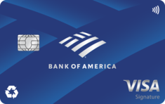 Bank of America Unlimited Cash Rewards credit card card art