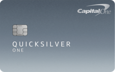 Capital One QuicksilverOne Cash Rewards Credit Card card art