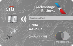 CitiBusiness AAdvantage Platinum Select Mastercard card art