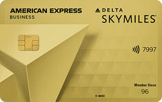 Delta SkyMiles Gold Business American Express Card card art