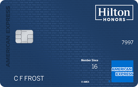 Hilton Honors American Express Surpass Card card art