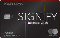 Wells Fargo Signify Business Cash Card card art
